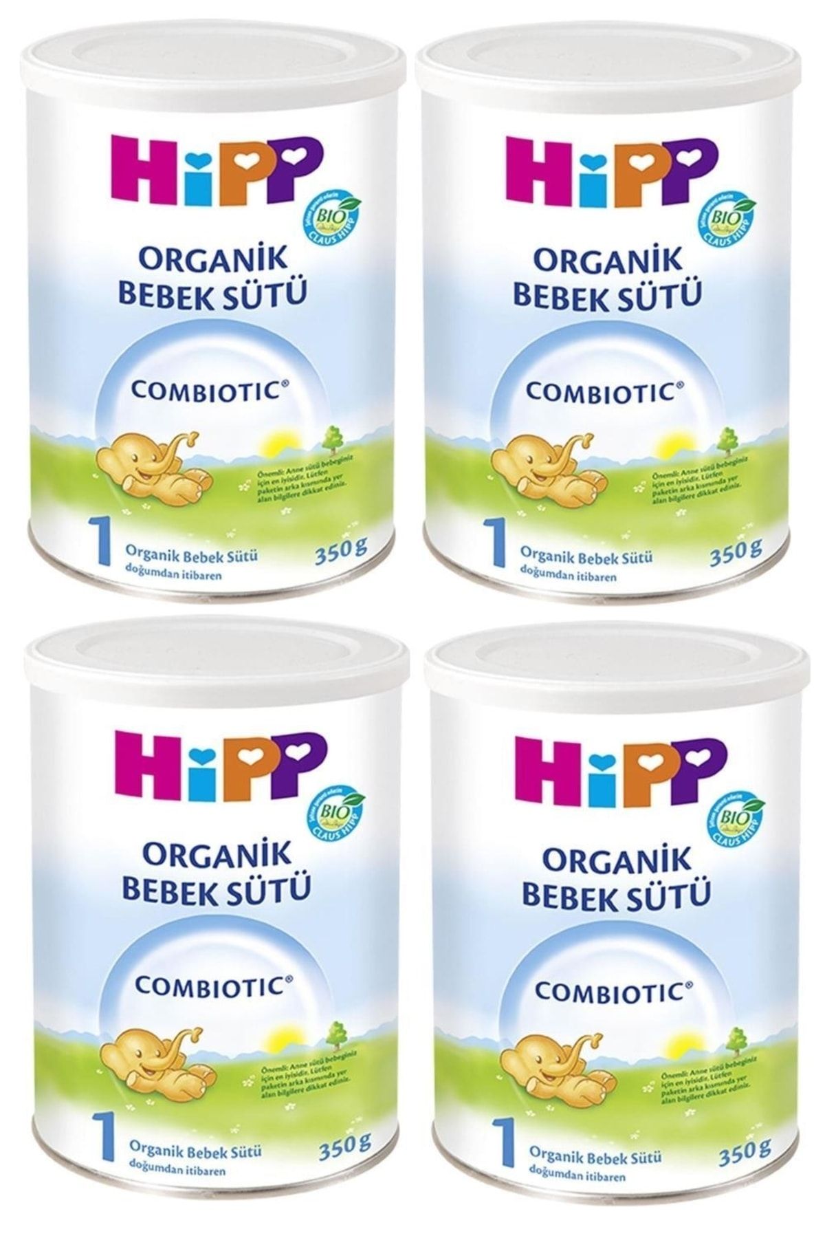 Hipp 1 Organik Combiotik Bebek Sütü 350 Gr 4 Adet