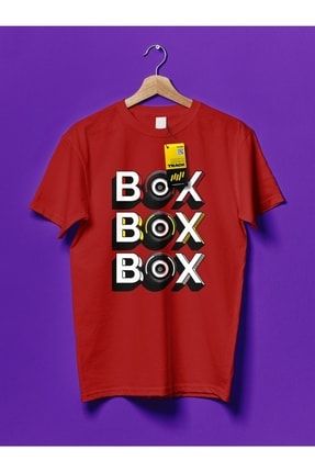 Box Box Box 2022 Kırmızı T-shirt 1348