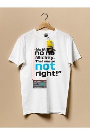 No Mickey No No Beyaz T-shirt 1350
