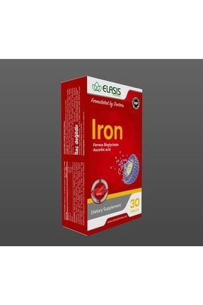 Iron 30 Kapsül Vitamin C Ve Demir Içeren Takviye Edici Gıda ELASİS IRON