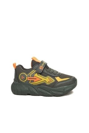 Haki - Alessio Çocuk Spor Ayakkabı Sneaker 4020 Beyaz-fujia-beyaz SUNSTEPCP01
