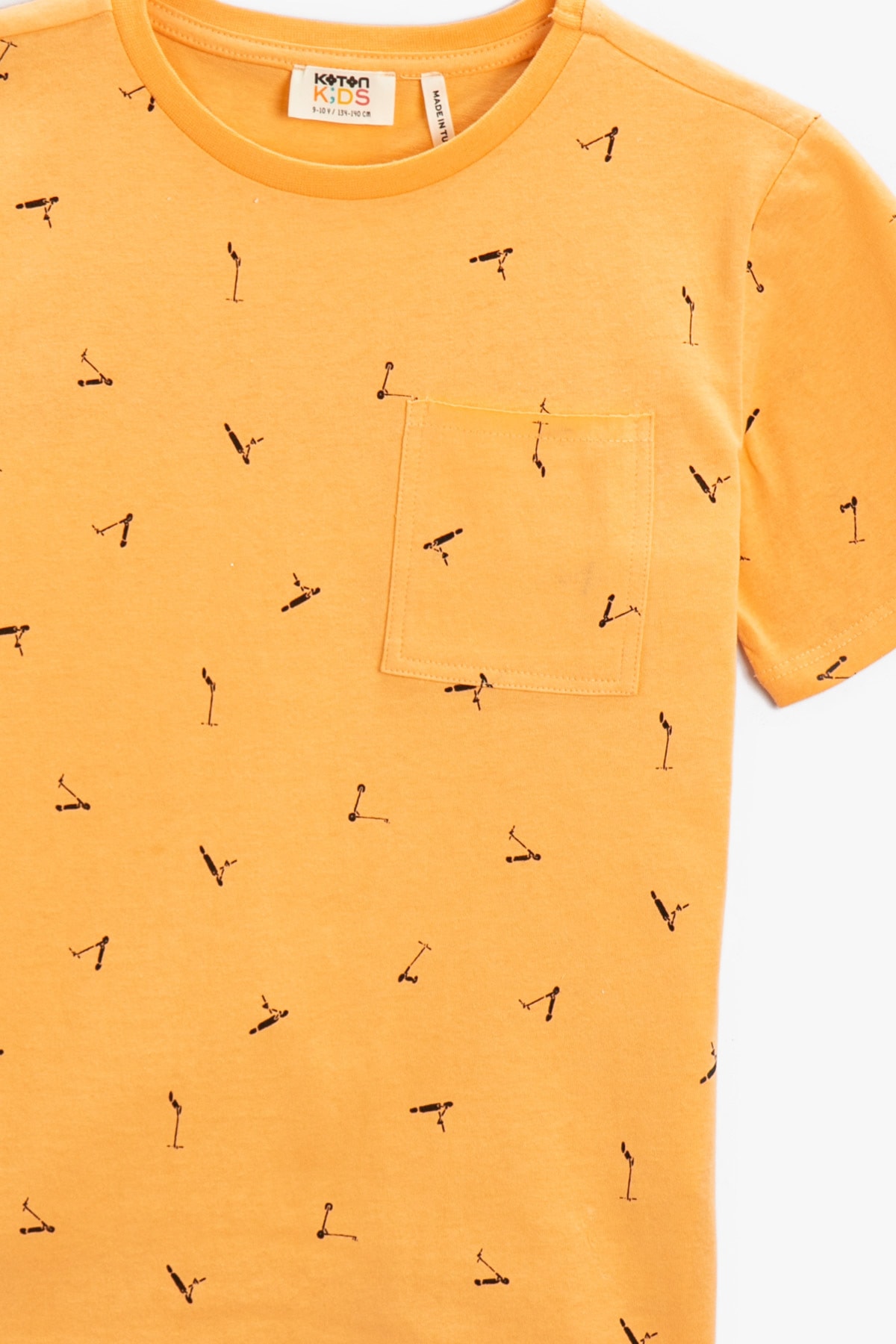 Koton T-Shirt Orange Regular Fit Fast ausverkauft