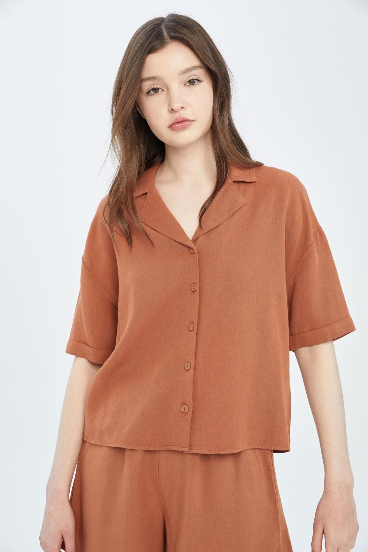 Short sleeve clearance linen jacket