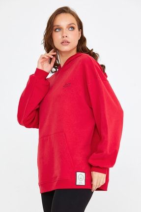 Oversize Kapüşonlu Sweatshirt T-2021-06-92