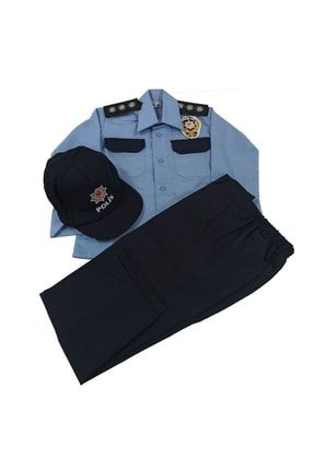 Çocuk Gömlekli Polis Kıyafeti 00311
