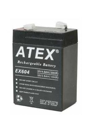 Atex Ax604 6v 4ah Bakımsız Kuru Akü ADPT-065