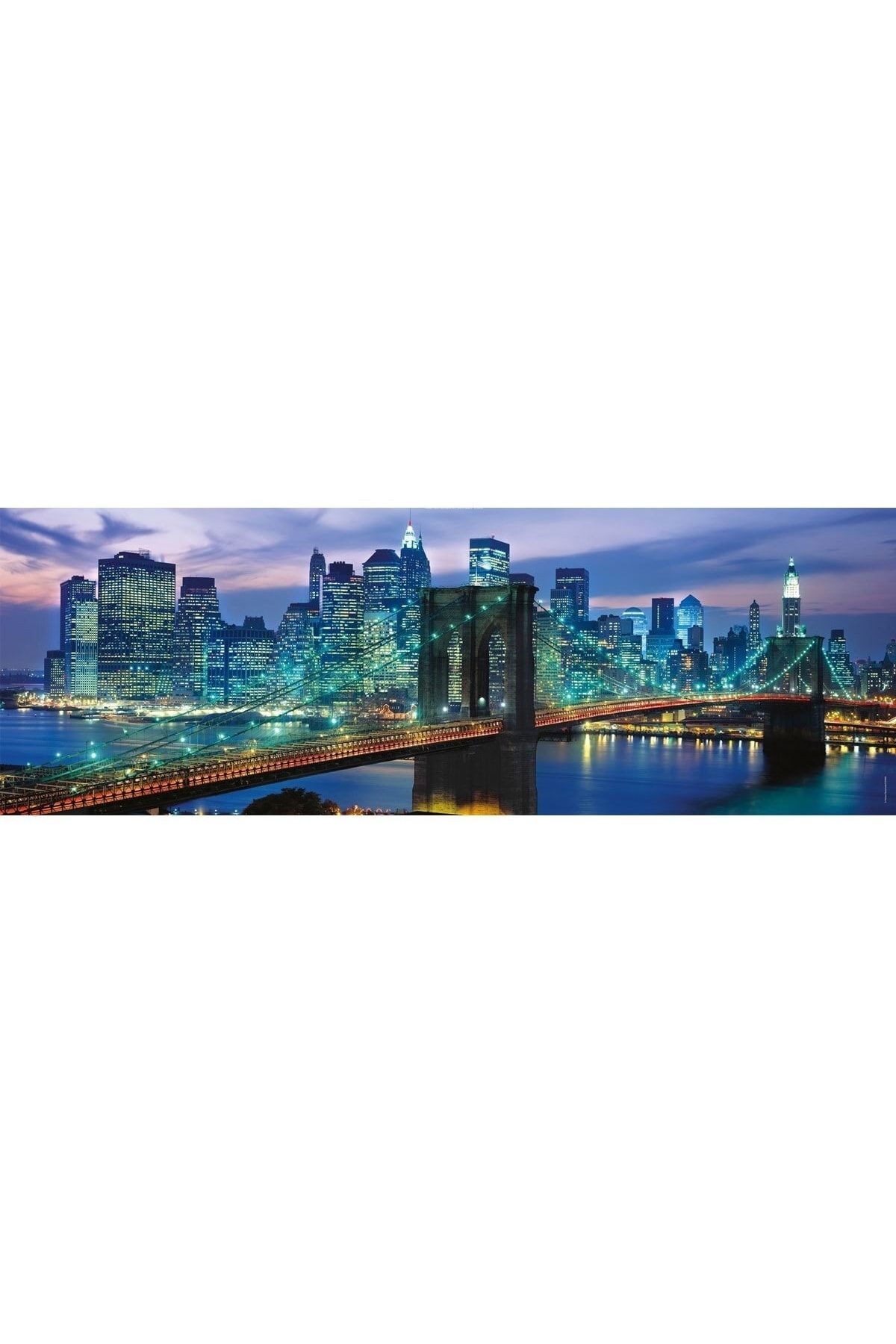 CLEMENTONI 39434 , New York Brooklyn Bridge, 1000 Parça Puzzle PN7927