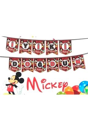 Mickey Mouse Konsept Iyiki Doğdun Yazısı Banner Mickeybanner