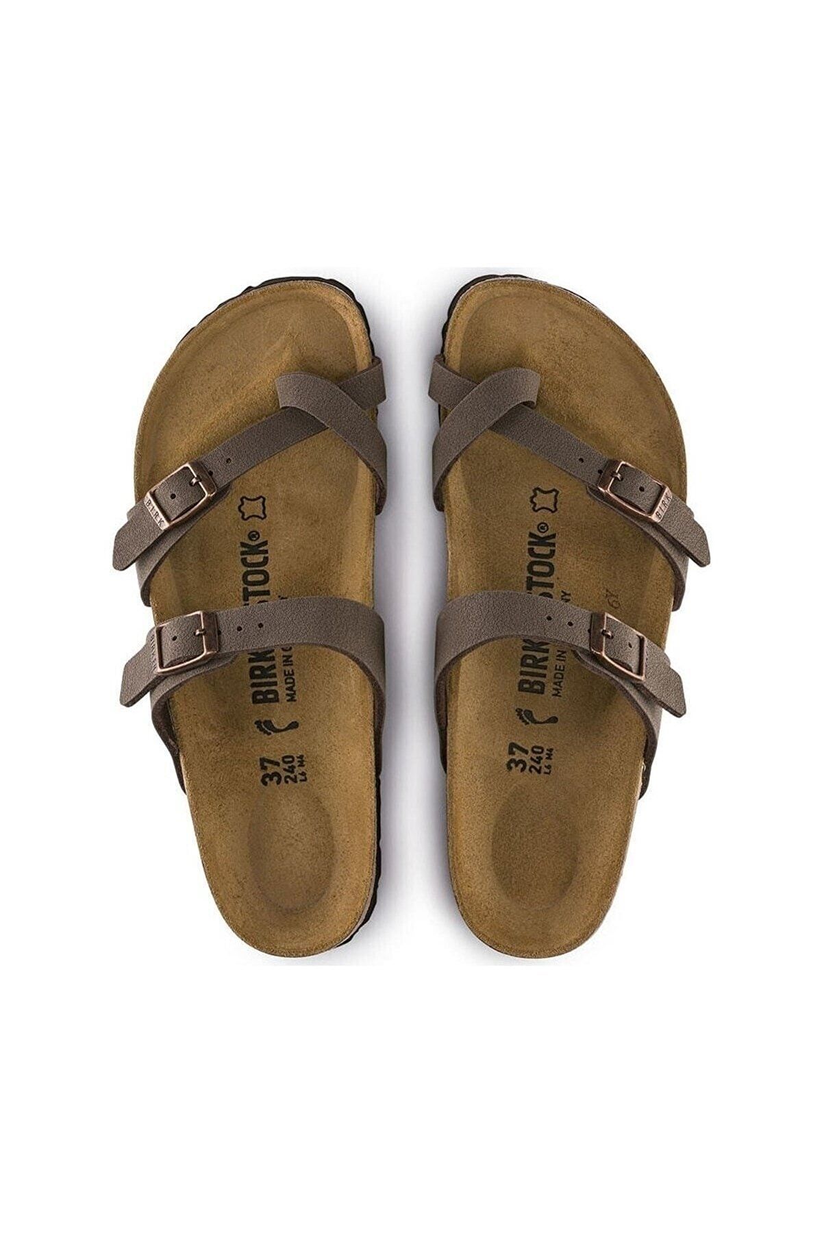 دمپایی چند رنگ زنانه مایر bf nubuk قهوه ای Birkenstock