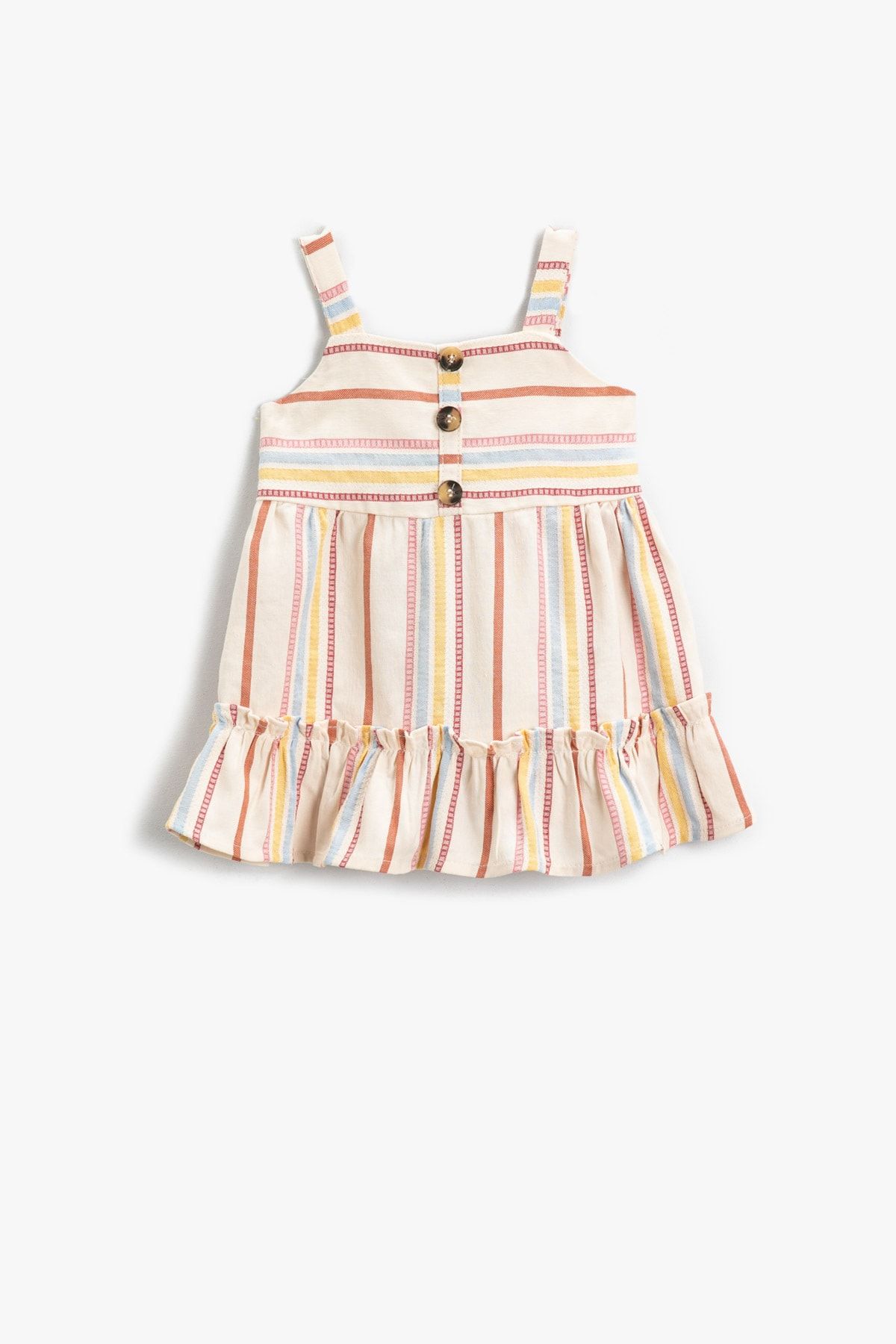 Koton Kleid Weiß Smock-Kleid