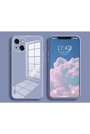 Iphone 13 Uyumlu Kılıf Elegance Premium Glassy Cam Kılıf Kapak Akademi-13Seri-Camkapak