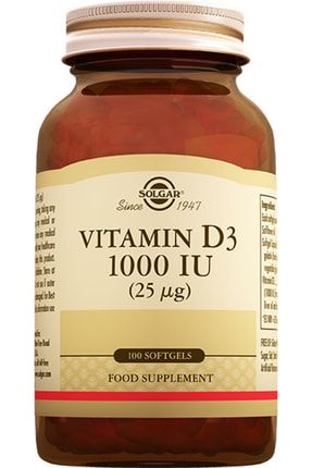 Vitamin D3 1000 Iu 100 Sofjel Skt:10-2024 hizligeldi016