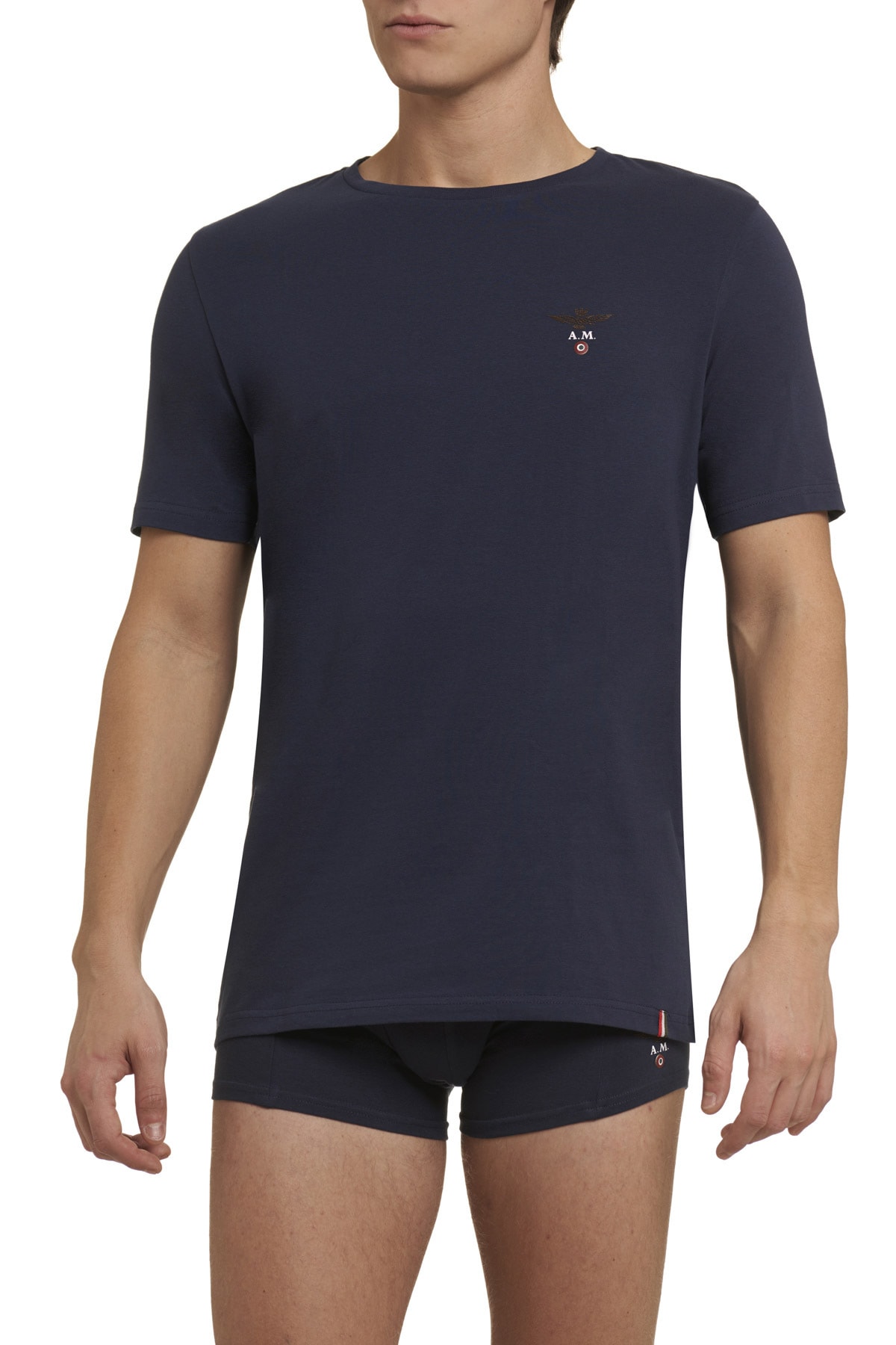 Aeronautica Militare T-Shirt Dunkelblau Regular Fit