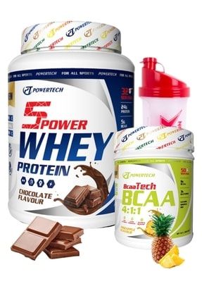 5power Whey Protein Tozu 32 Servis Çikolata - Bcaa 50 Servis Ananas PWTWHEY32CIKOLATABCAA500ANANAS