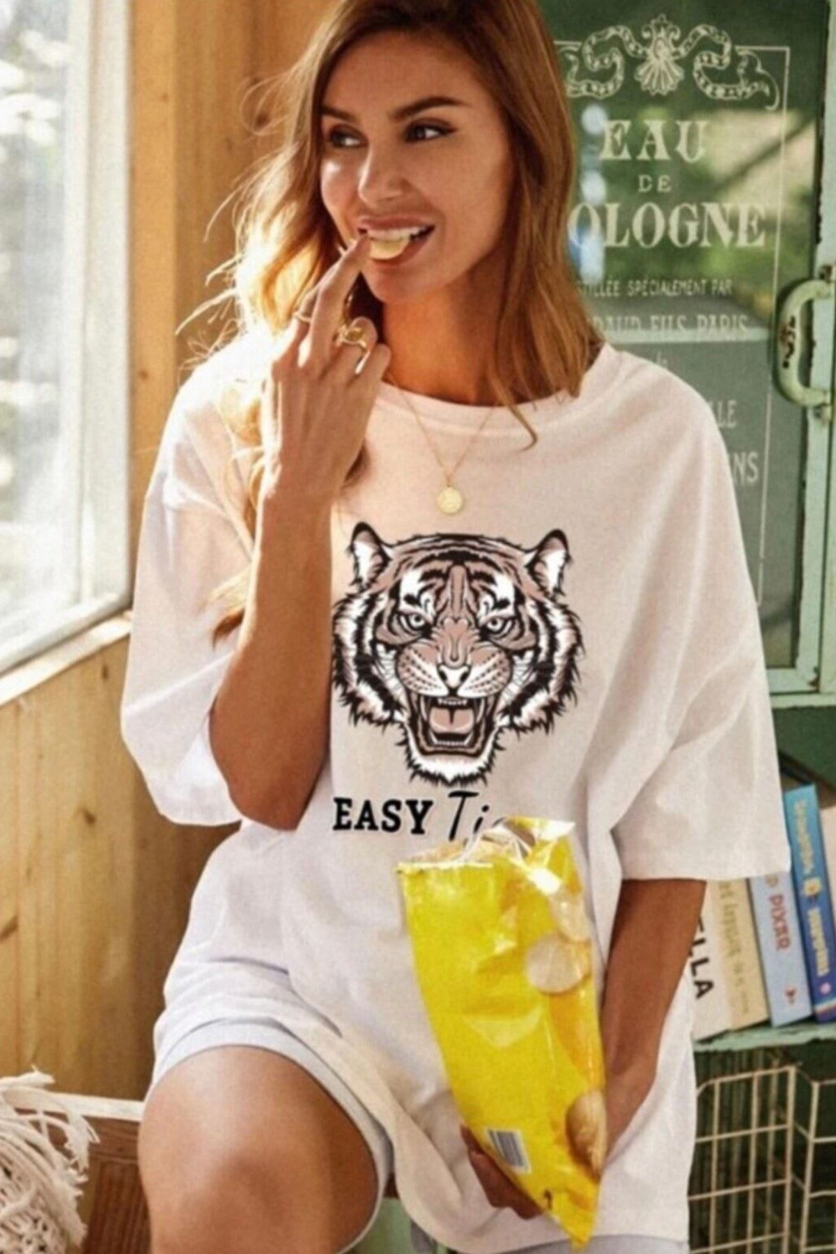 Tシャツ/カットソー(半袖/袖なし)“White Tiger” Printed T-Shirt - Tシャツ/カットソー(半袖/袖なし)