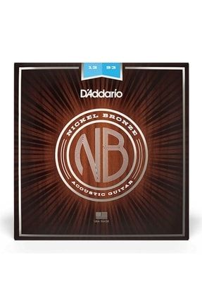 D'addario Nb1253 Nickel Bronze Light 12-53 Takım Tel Akustik Gitar Teli 012-053 41703