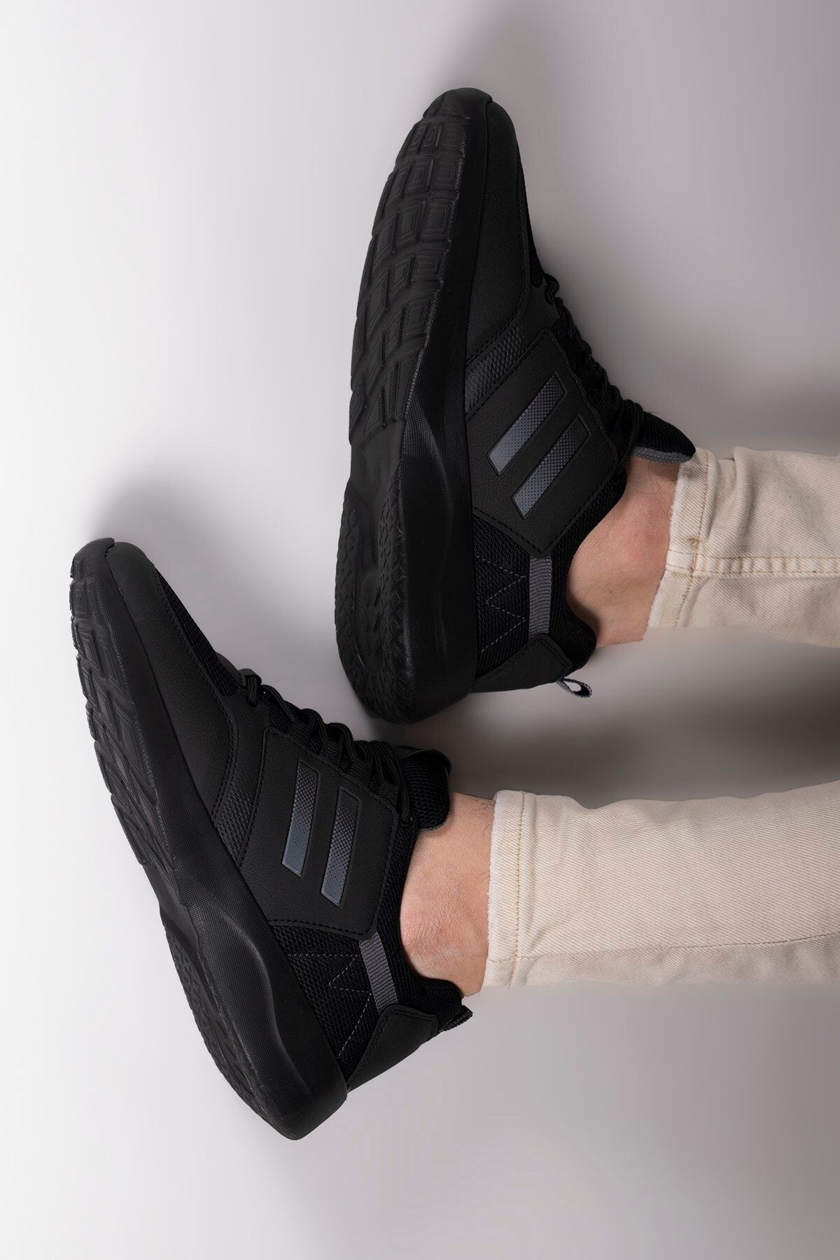 Süper Hafif Siyah Füme Unisex Sneaker 00124112