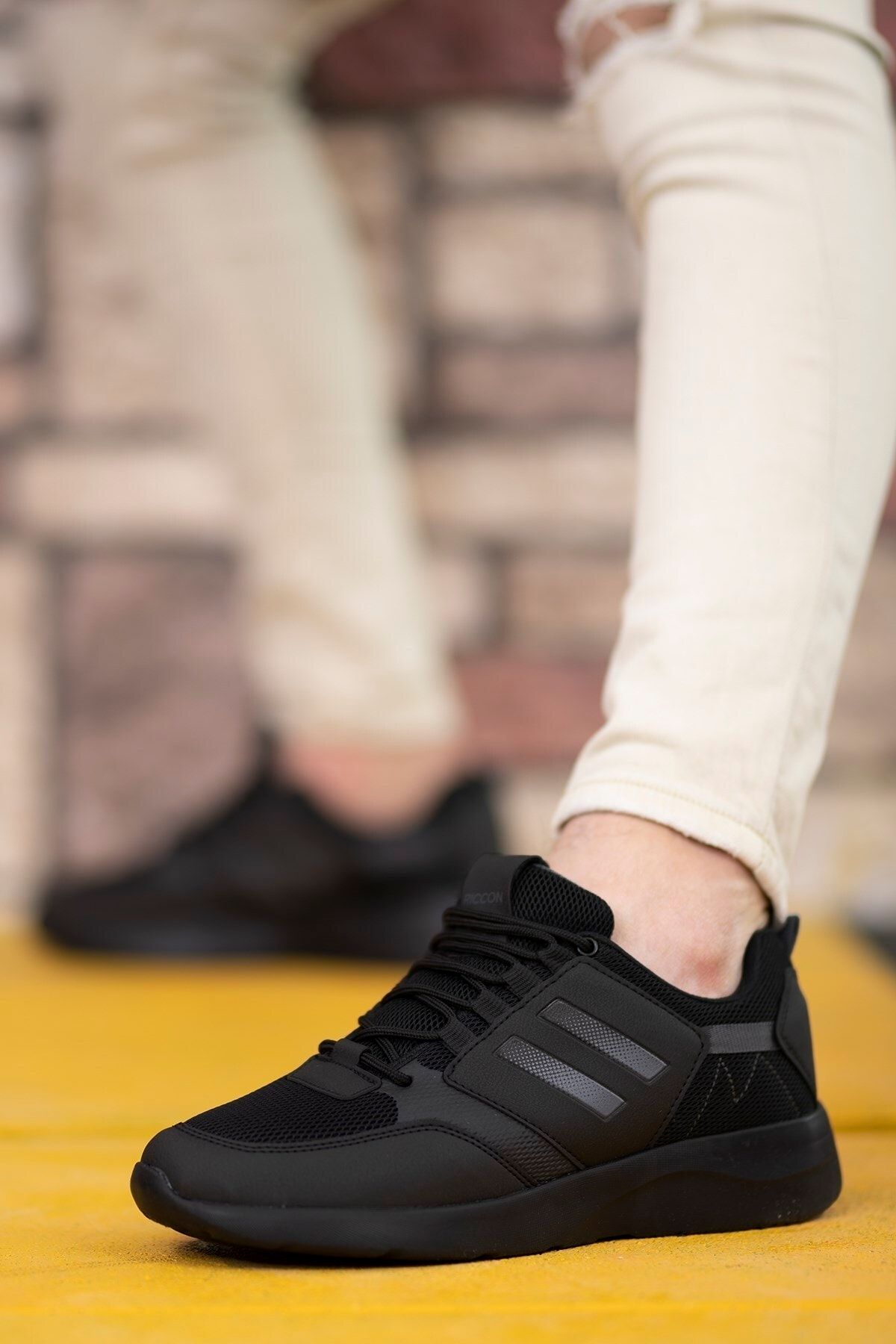 Süper Hafif Siyah Füme Unisex Sneaker 00124112