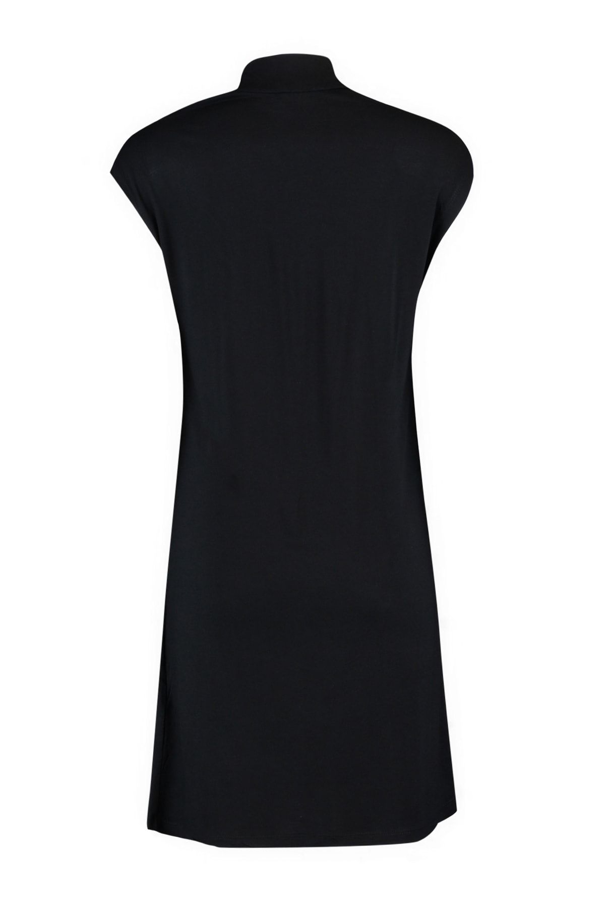 Trendyol Modest-Schwarze ärmellose Unterwäsche-Tunika aus Strick mit Stehkragen TCTSS21TN0249 8