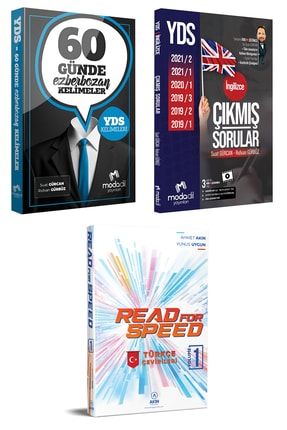 Reading For Speed 1 + Modadil Yds 60 Günde Ezberbozan Kelimeler + Çıkmış Sorular YDSSET35