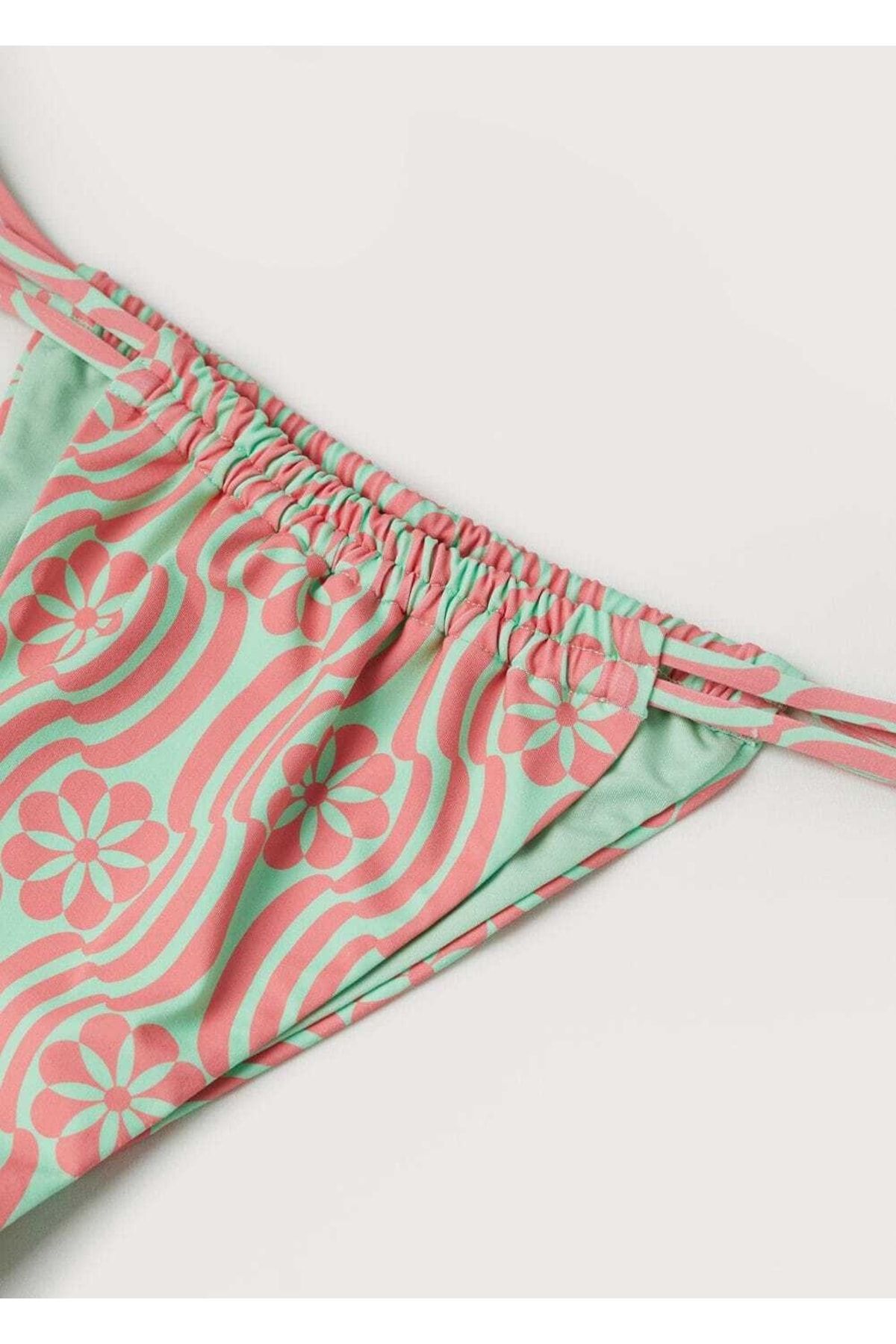 MANGO Woman-Gemusterte Bikinihose 6
