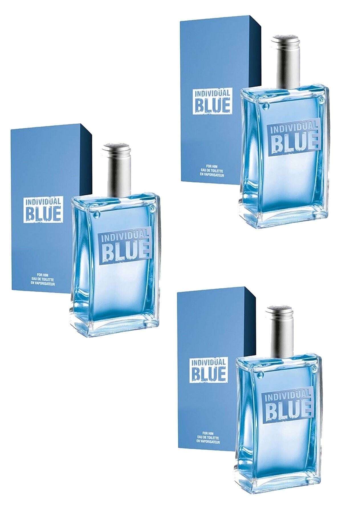 AVON Individual Blue 100 Ml Edt Erkek Parfüm 3 Adet