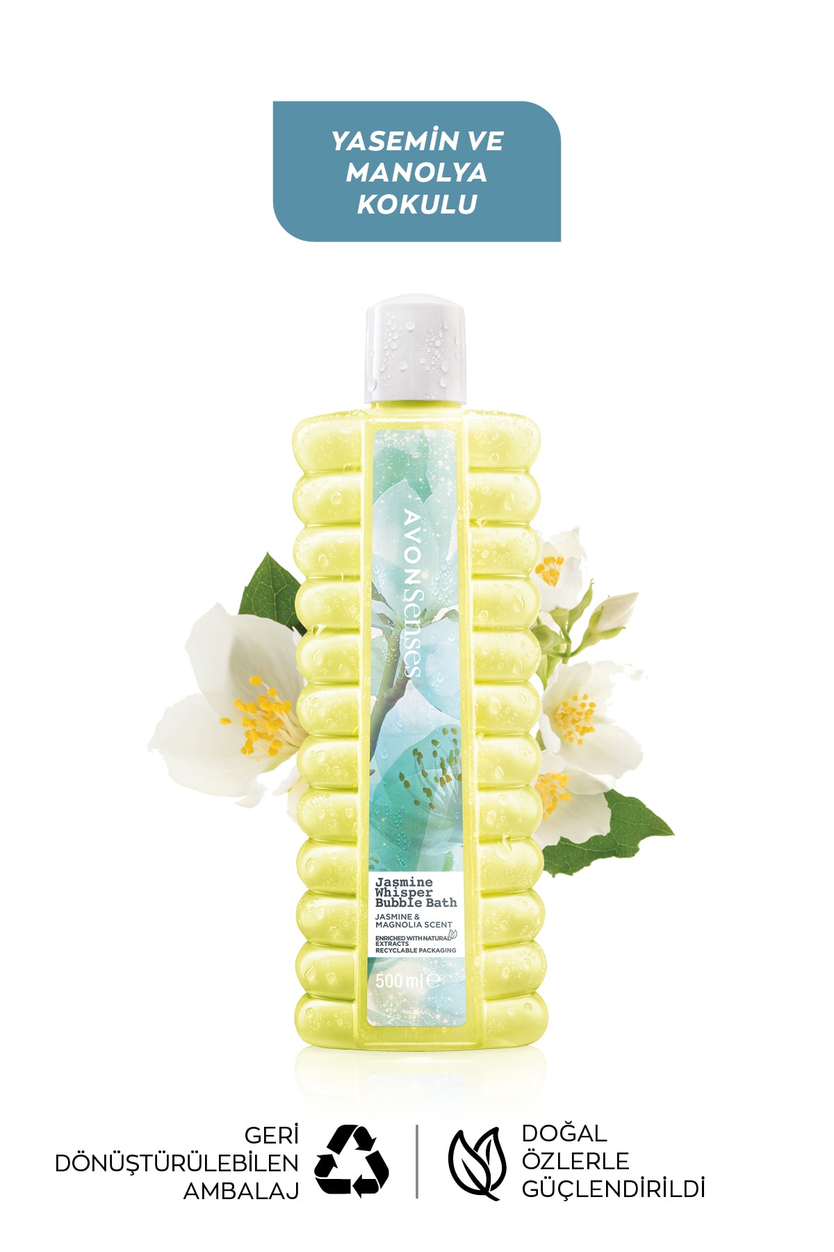 Senses Jasmine Whisper Banyo Köpüğü 500ml.