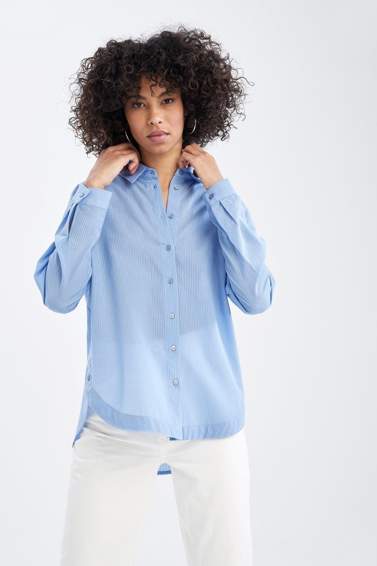 DeFacto Tuniken Blau Regular Fit