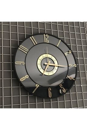 Duvar Saati Dekoratif , Büyük Aynalı Duvar Saati Özel Tasarım - 50cm STA506