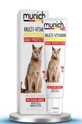 Kedi Multi Vitamin Macunu 100 Gr.(MEMNUNİYET GARANTİLİ) Munich5