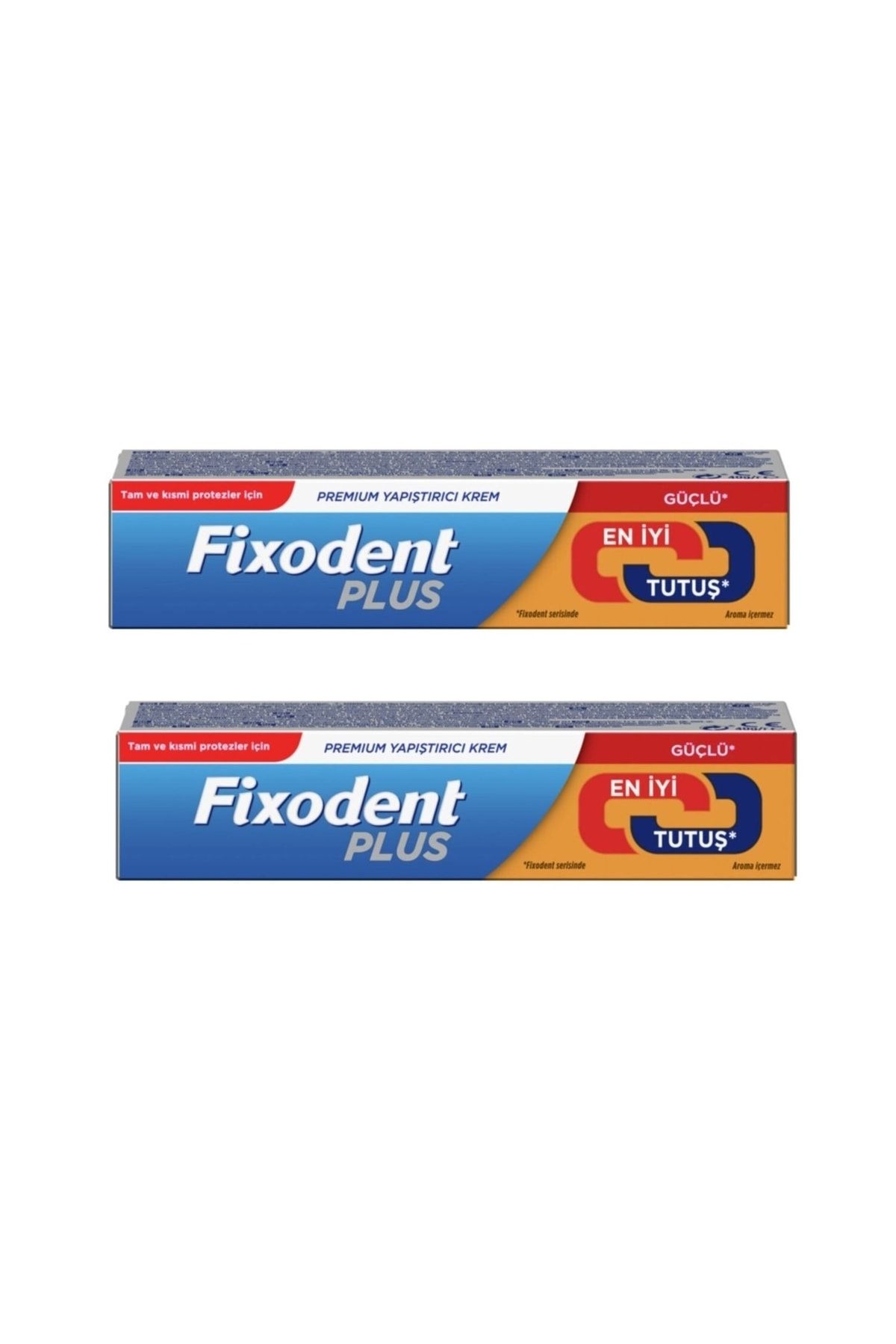 Fixodent Plus 40g Diş Protez Yapıştırıcı Krem 2 Paket KJGH39