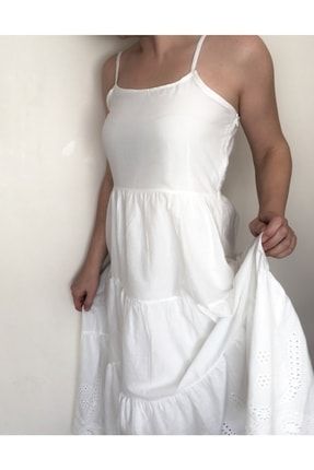 Beyaz Elbise Md01bz02