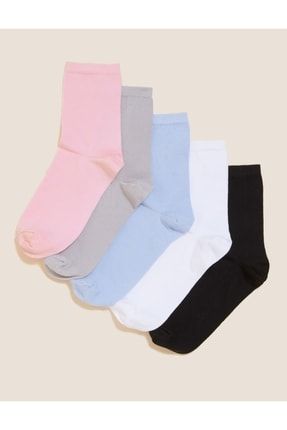 5'li Pamuklu Çorap Seti T60007551