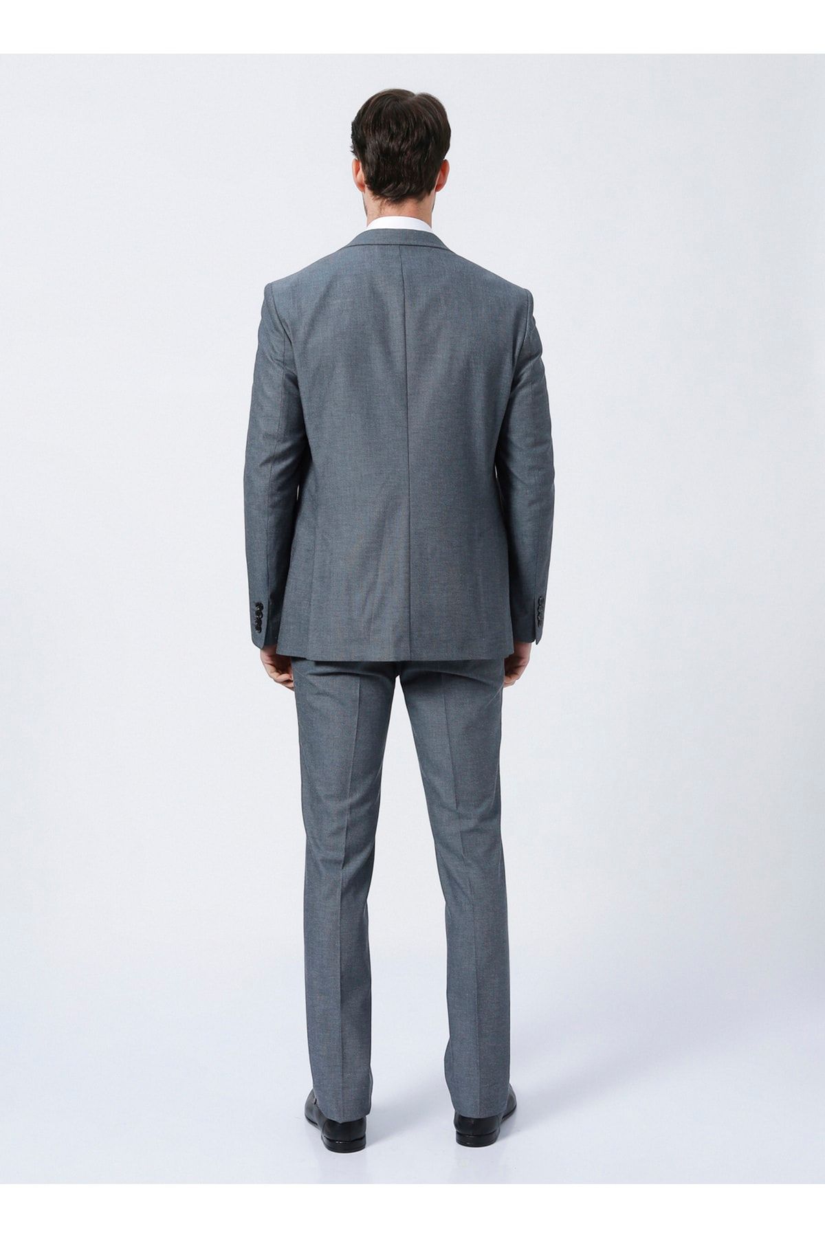 ALTINYILDIZ CLASSICS Altınyıldız Classics 4a3022200113 Mono Yaka Normal Bel Slim Fit Antrasit Erkektakım Elbise MB10718