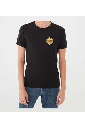 Unisex Sheriff Baskılı 1. Kalite Pamuk T-shirt siamode00074