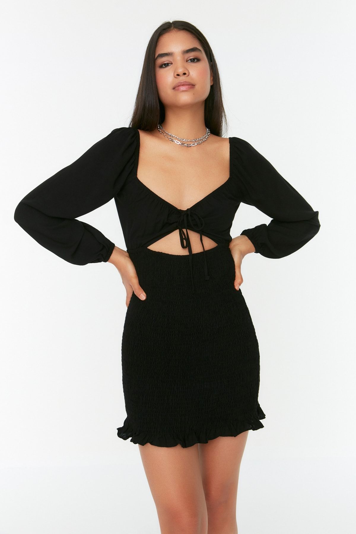 Trendyol Collection Kleid Schwarz Bodycon