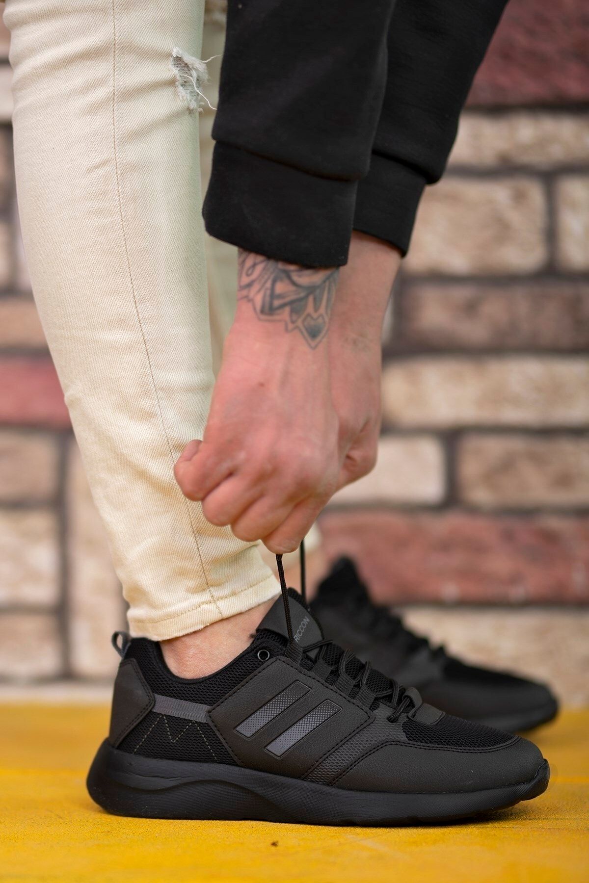 Süper Hafif Siyah Füme Unisex Sneaker 00124112