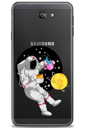 Samsung Galaxy J7 Prime Kılıf Hd Baskılı Kılıf - Çay Saati + Temperli Cam kmsm-j7-prime-v-266-cm