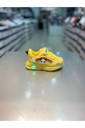 Sarı - Picasso Bebe Işıklı Spor Ayakkabısı P2485S6694