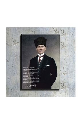 Atatürk Takım Elbiseli Portre 50 Cm X 70 Cm Kanvas Tablo Tbl1194 MGZ430020