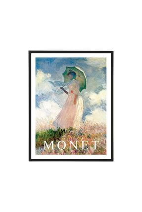 Monet La Promenade 30x40 Tablo Siyah Çerçeve ARTSH035