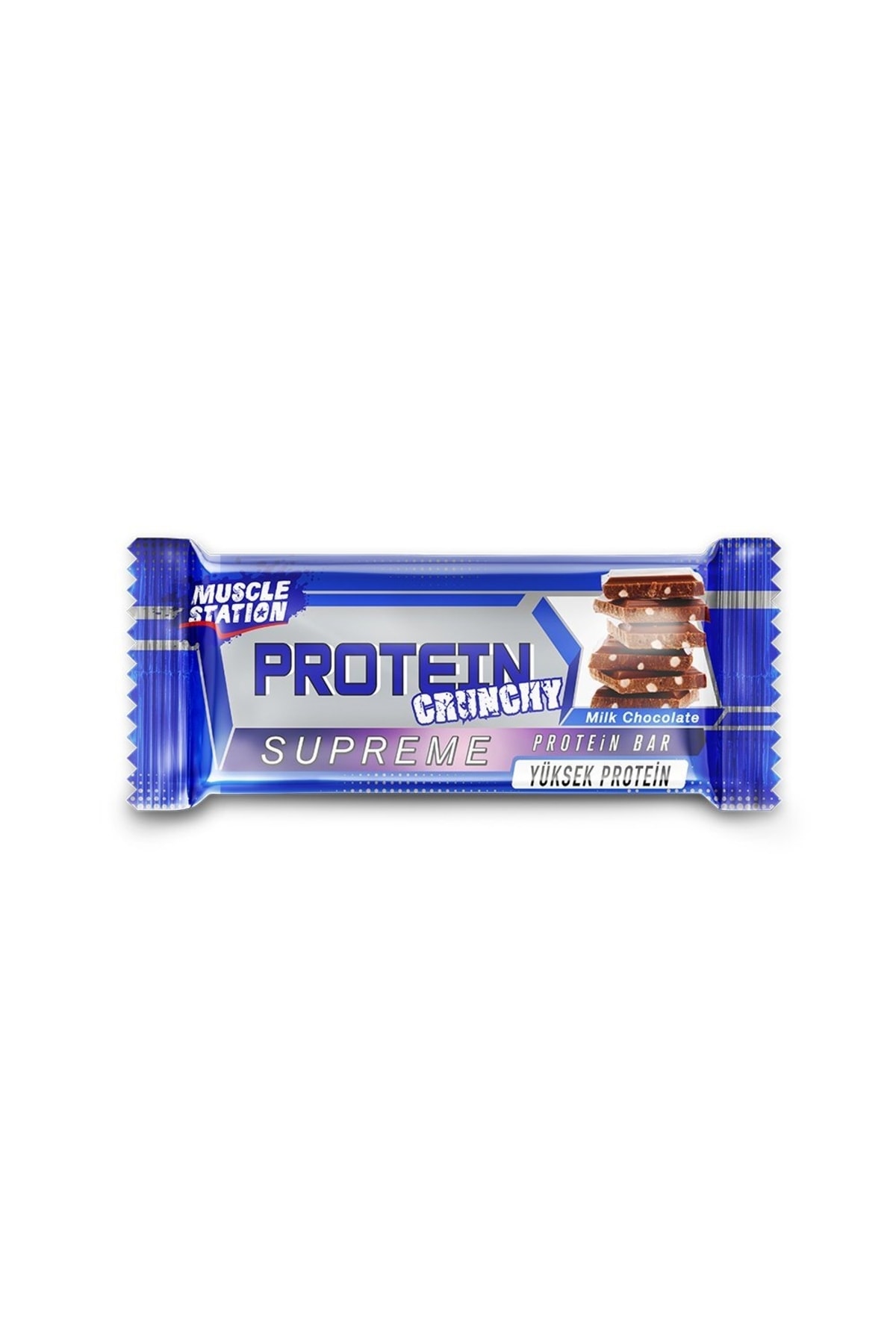 Muscle Station Sütlü Çikolatalı Supreme Crunchy Protein Bar 40 Gr