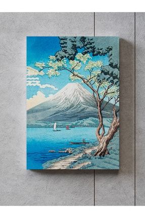 Yamanaka Gölü'nden Fuji Dağı - Hiroaki Takahashi Kanvas Tablo İT090124