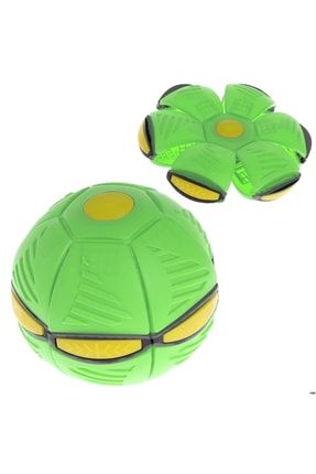 Flat Ball (phlat Ball) Havada Dönüşebilen Uçan Frizbi Disk Futbol & Eğlence Topu Bahçe Plaj Oyuncağı ES1069FLT