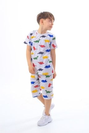 Dinazor Desenli Çocuk Pijaması BKRY11