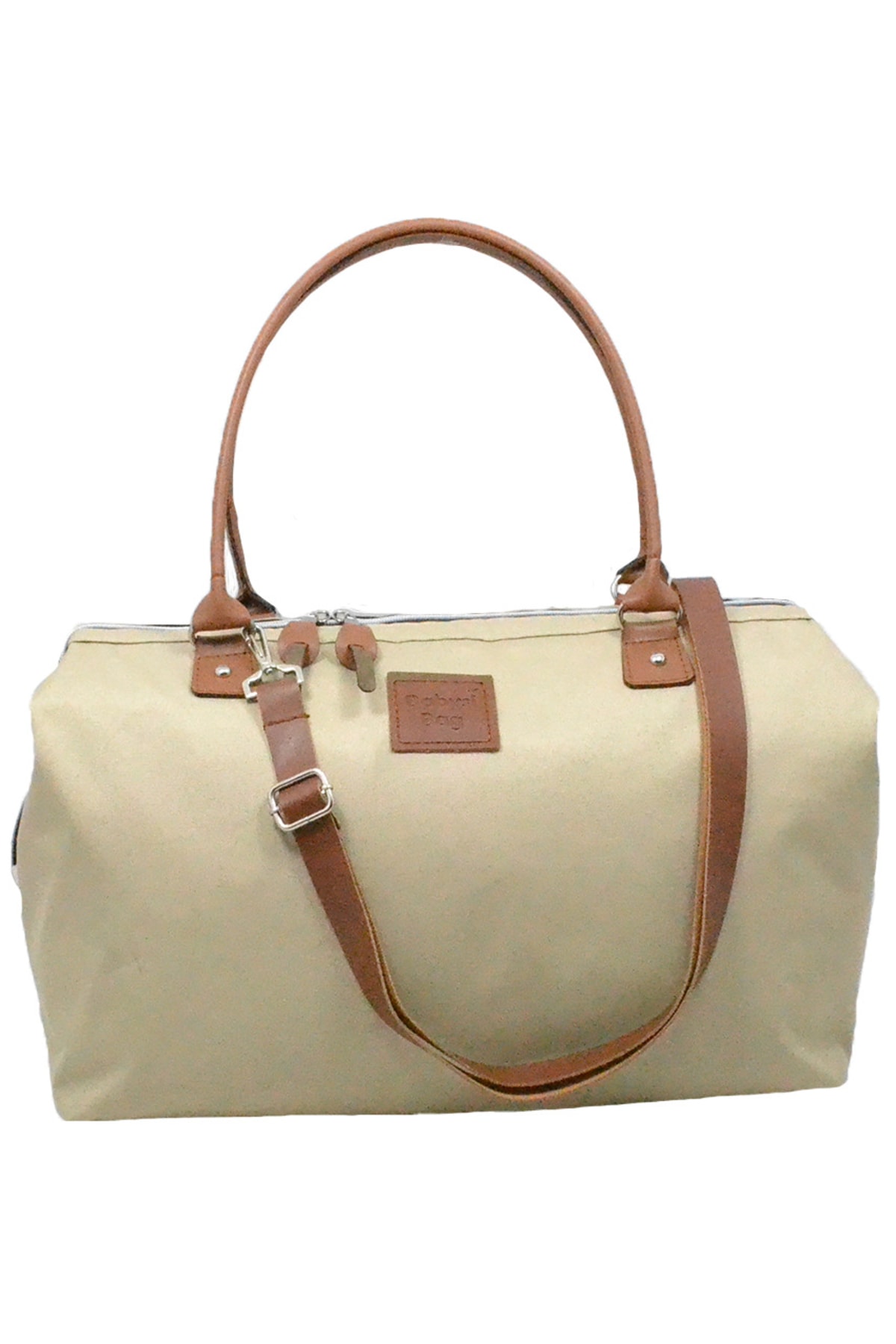 Babysi Mommy Bag Tasarım 3 Lü Set Bej Baby Anne Bebek Bakım Ve Kadın Çantası fotoğrafı 2 (önizleme)