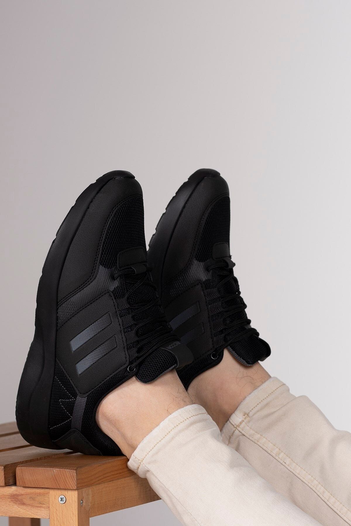 Süper Hafif Siyah Füme Unisex Sneaker 00124112