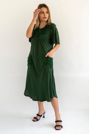 Kadın Kısa Kollu Elbise cty-akc-2201