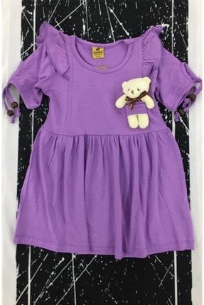 Zizy Baby Kız Çocuk Ayıcıklı Elbise SE0090216601