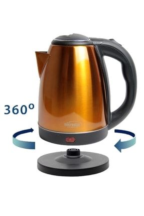 Microstar Gold Çelik Kettle Su Isıtıcı 2 Yıl Garantili MCS_1801